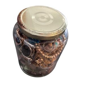 Jewelry Jar 5” Round Wide Assorted